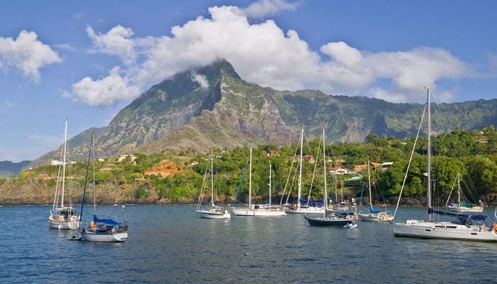 Atuona Bay, Hiva Oa, Marquesas, French Polynesia