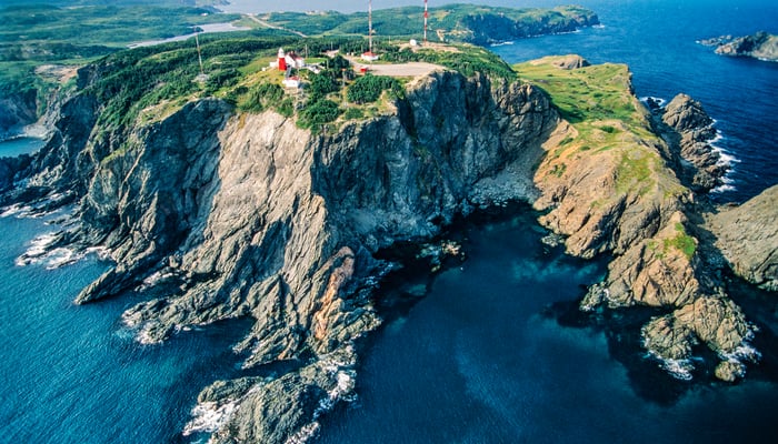 Long Point lighthouse at Twillingate, Newfoundland, Canada