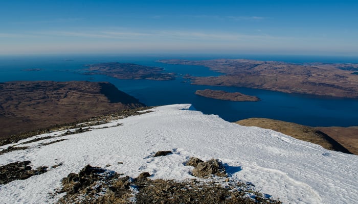 View of Ulva, Scotland from Ben More