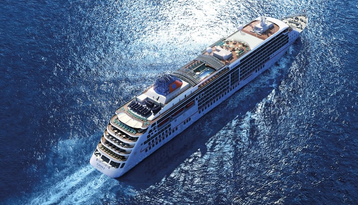 Europa 2 at sea