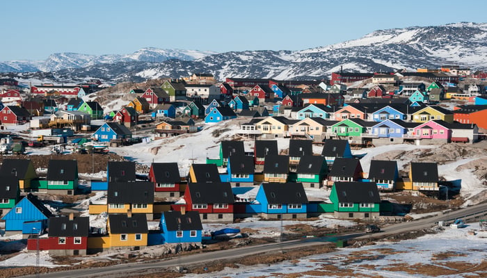 Houses in Ilulissat, Greenland