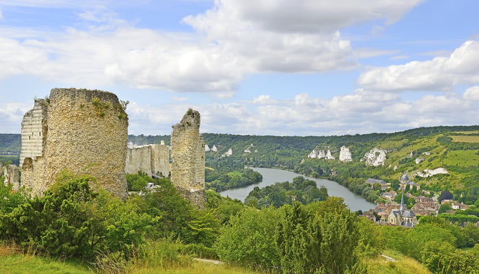 Château Gaillard in Les Andelys, France
