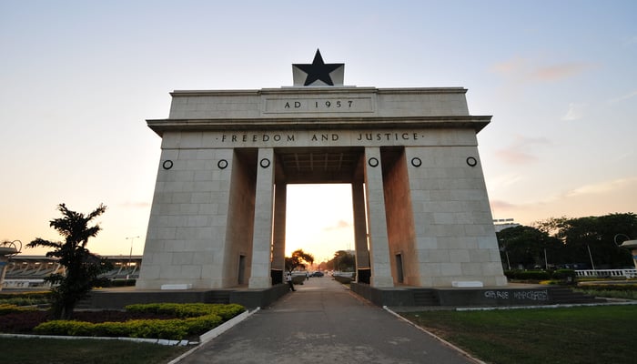 Independence Arch in Accra, Ghana