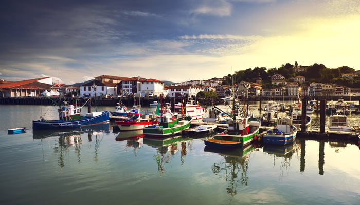 Saint-Jean-de-Luz harbour, France