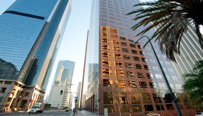 Skyscrapers in Los Angeles, California