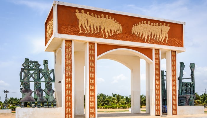 Rue des Esclaves monument, Ouidah, Benin