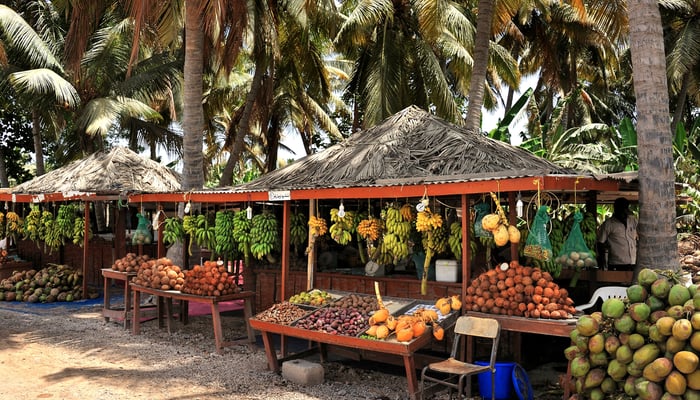 Fruit stall in Salalah, Oman