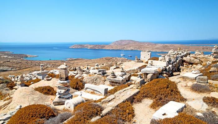 Ruins of Delos, Greece