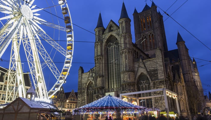 Christmas markets in Ghent, Belgium