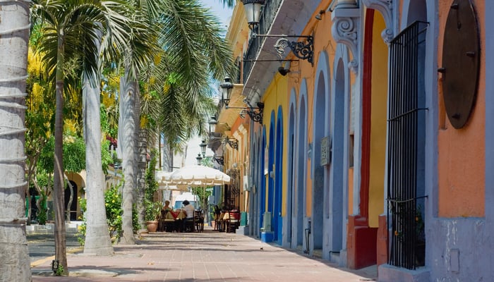 Buildings in Mazatlán, Mexico