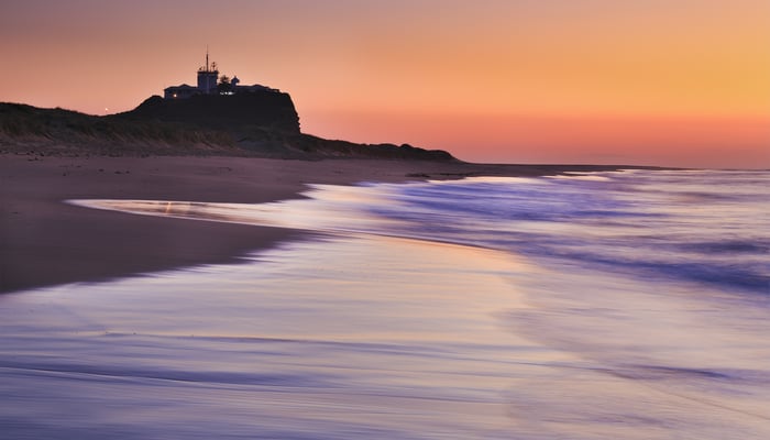 Nobby's Lighthouse in Newcastle, Australia