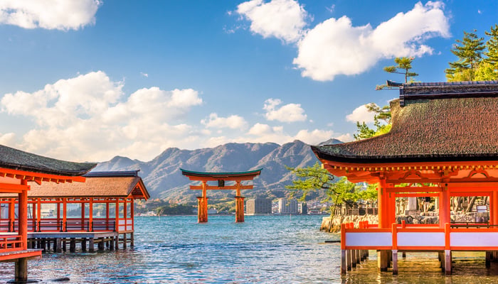 Miyajima shrine gates, Japan