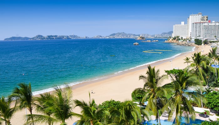 Acapulco beach, Mexico