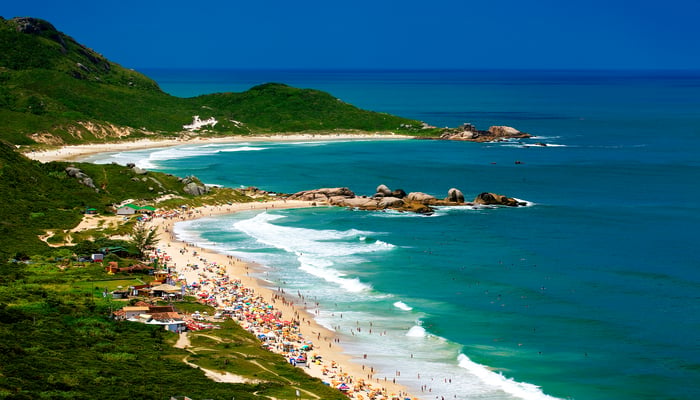 Beach in Florianopolis, Brazil