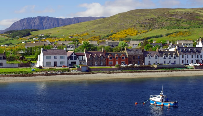 Ullapool harbour, Scotland