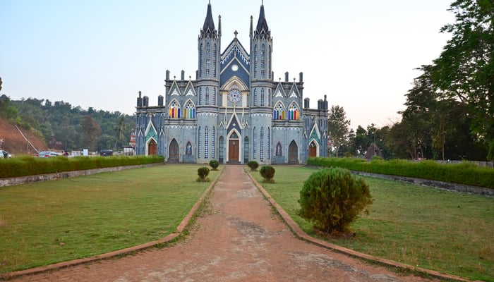 St Lawrence Minor basilica in Mangalore, India