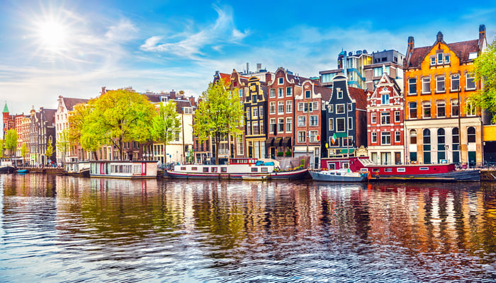 Canal in Amsterdam