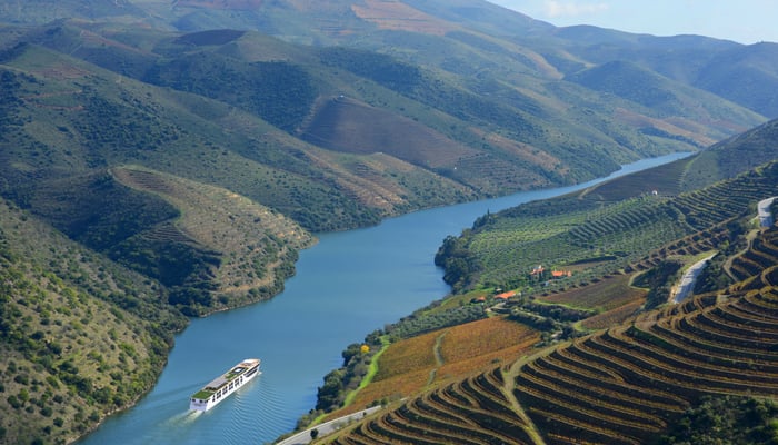 Scenic Azure on the Douro river