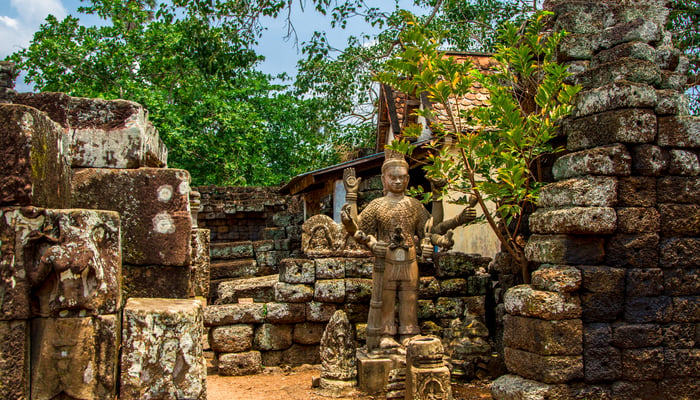 Nokor Bachey pagoda, Kampong Cham, Cambodia