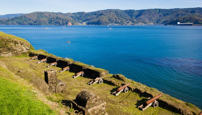 Fort in Niebla, Chile