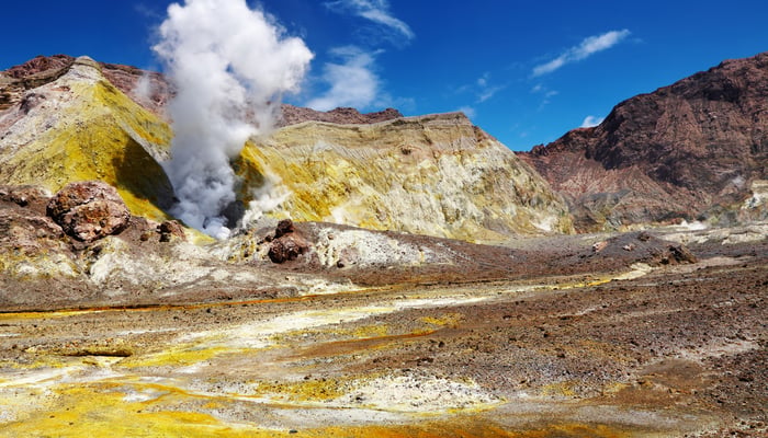 White Island volcano, New Zealand