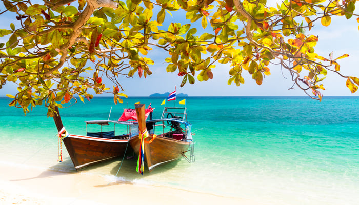 Long tail boats, Phuket, Thailand