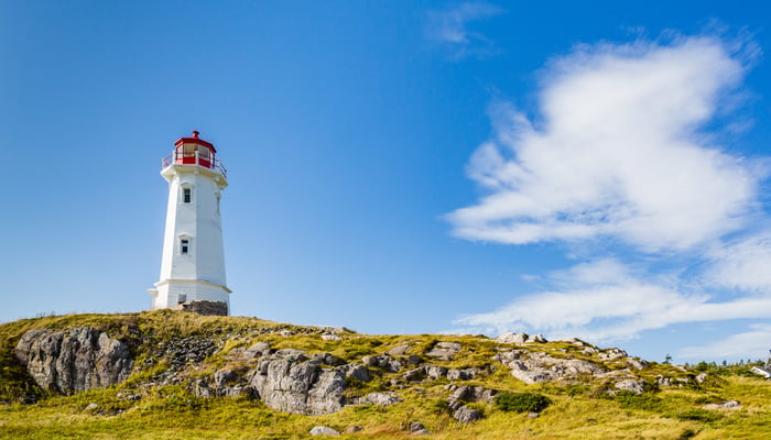 Lighthouse near Sydney, Cape Breton
