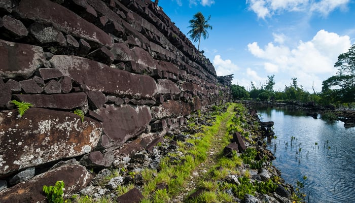 Nan Madol ruined city, Pohnpei, Micronesia