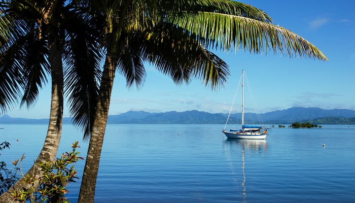 Savusavu harbour, Fiji