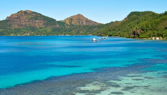 Pearl farms, Mangareva island, French Polynesia