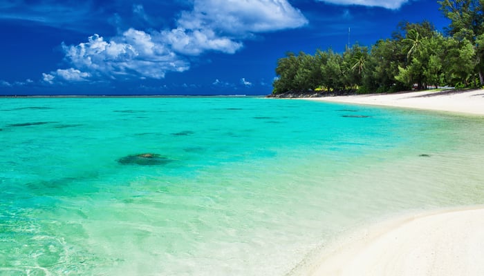 Beach in Rarotonga, Cook Islands