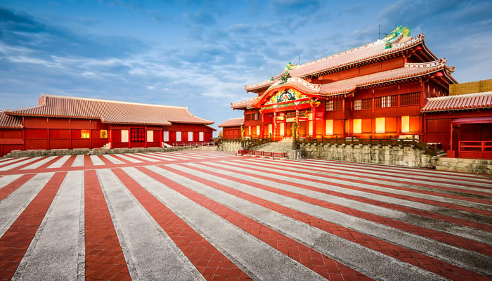 Shuri Castle in Naha, Okinawa