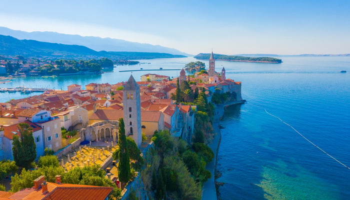 Visit Rab in Croatia on a Croatia and Adriatic cruise