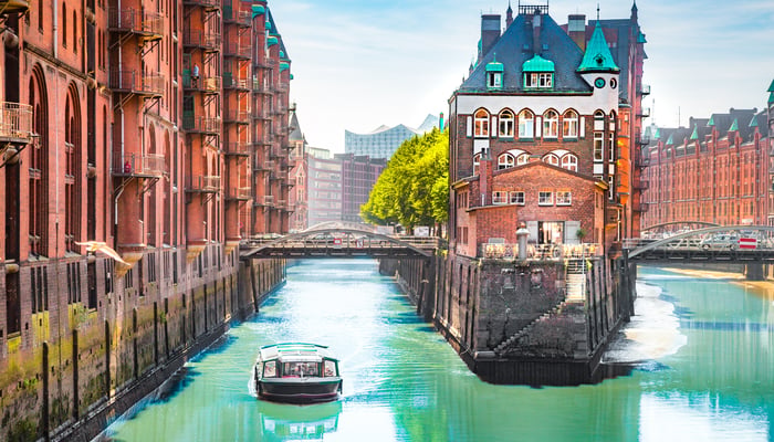 Speicherstadt in Hamburg, Germany