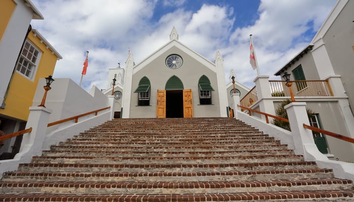 St Peter's church in St George's, Bermuda