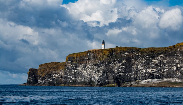 Lighthouse on Copinsay, Scotland