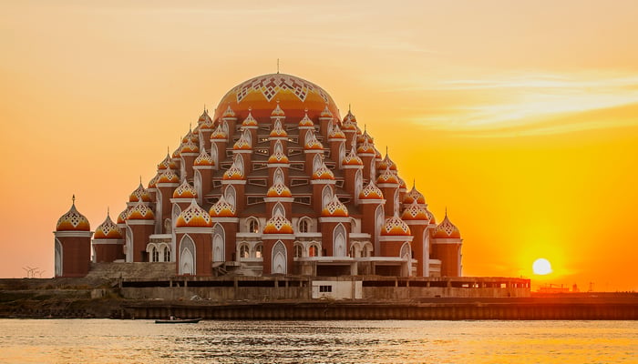 99 Domes Mosque in Makassar, Sulawesi, Indonesia