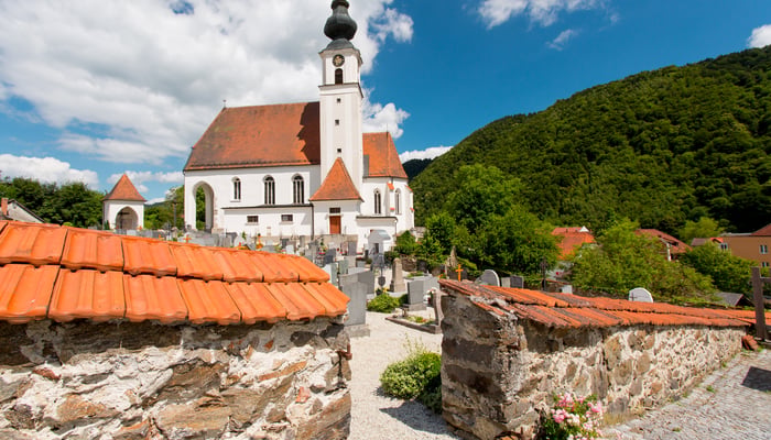 Church in Engelhartszell an der Donau, Austria