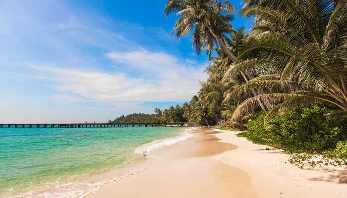 Beach on Ko Kood, Thailand
