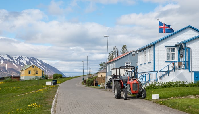 Hrisey village, Iceland