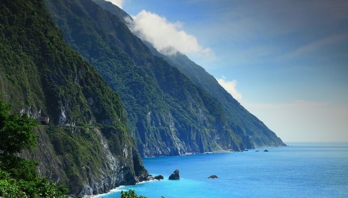 Cliffs near Hualien, Taiwan