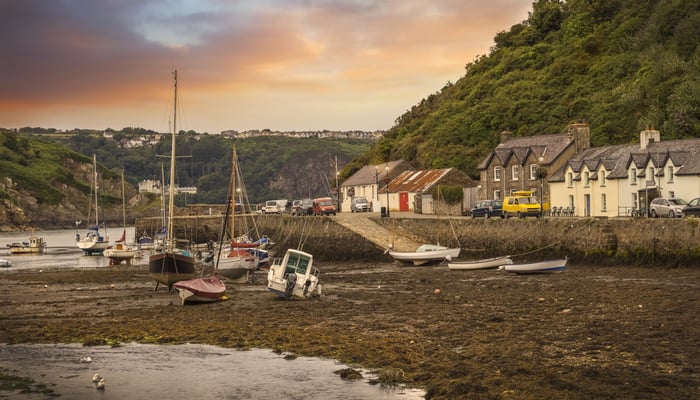 Fishguard in Pembrokeshire, Wales