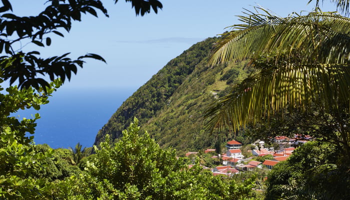 Saba island in the Dutch Caribbean