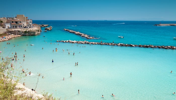 Otranto beach, Italy
