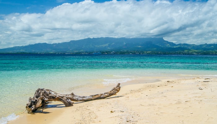 Desert island off the coast of Lautoka, Fiji