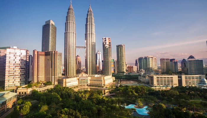 Kuala Lumpur city skyline