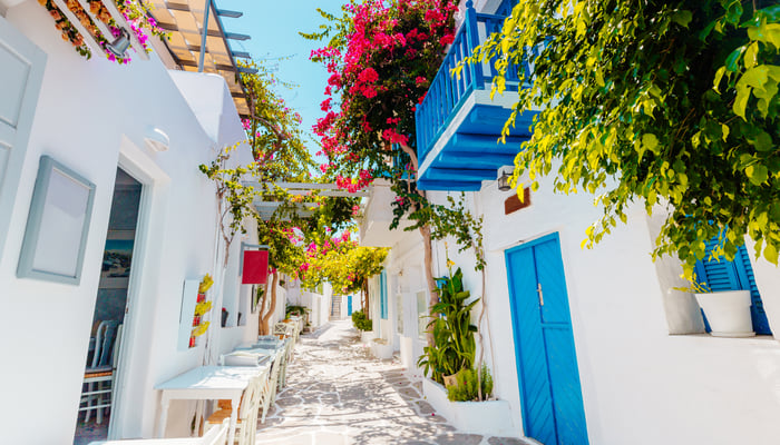 Streets of Paros, Greece
