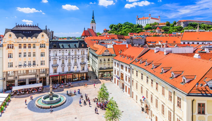 Bratislava castle and cathedral, Slovakia