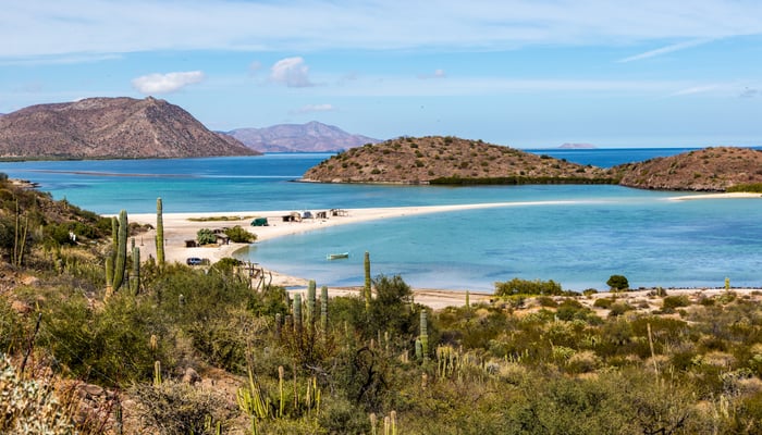 Beach on the Sea of Cortez, Baja California, Mexico