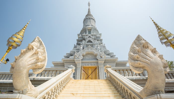 Stupa in Oudong, Cambodia
